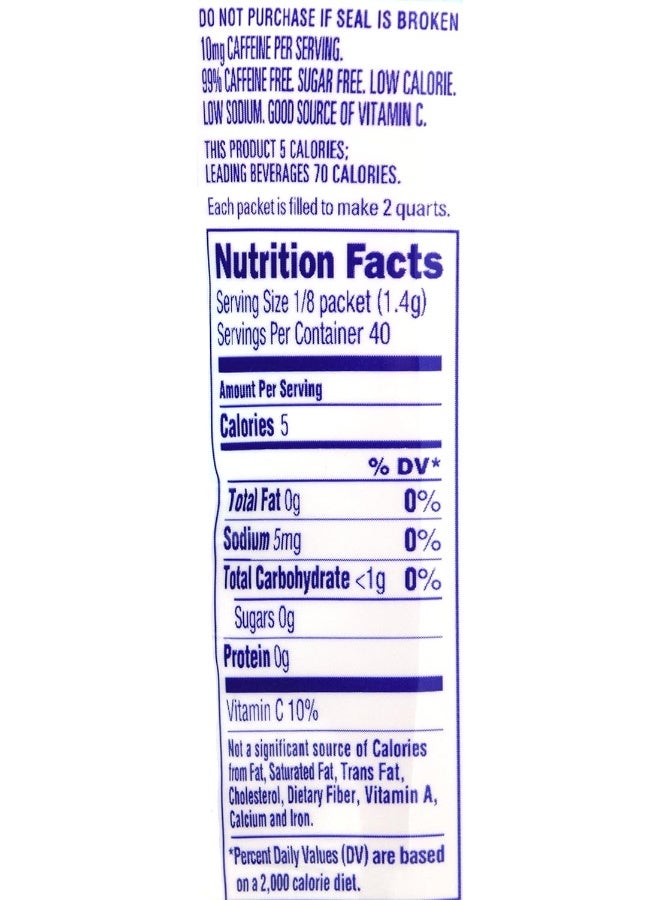 Crystal Light Raspberry Green Tea Drink Mix - Image 2
